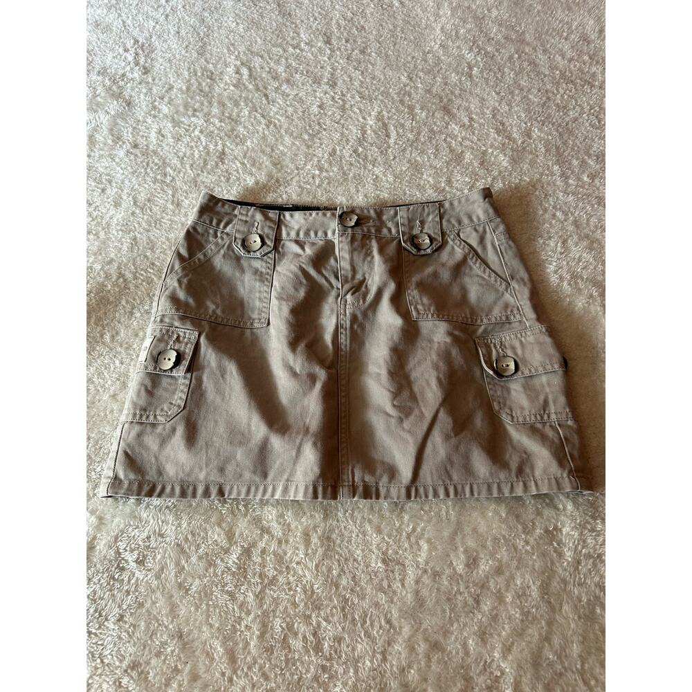 Y2K Bongo Tan Mini Skirt Size‎ 1